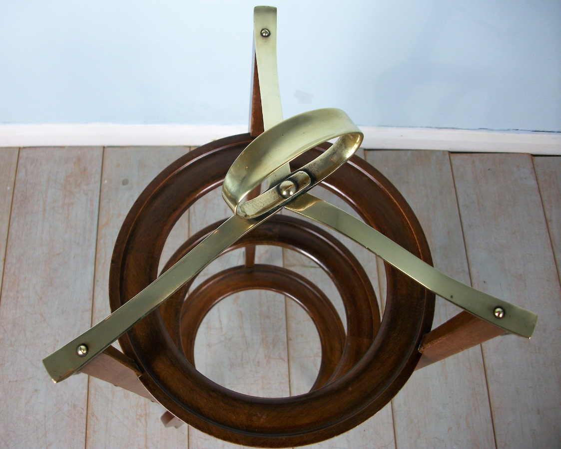 Edwardian Mahogany Three Tier Cake Stand with Plates